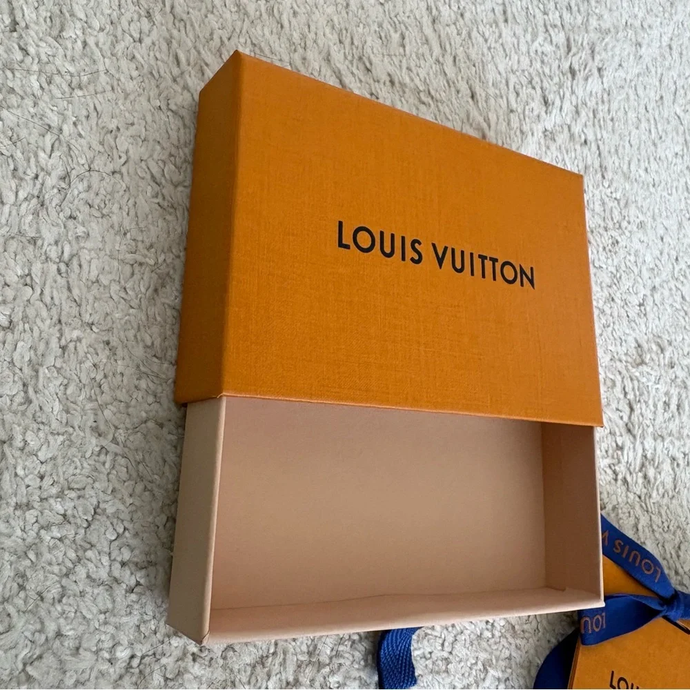 Louis Vuitton Small Gift Box with Gift tag and ribbon